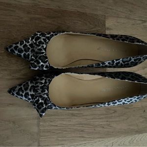 Animal print pumps